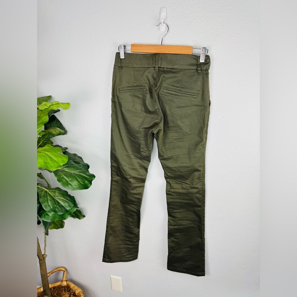 Bevy Flog Dafna Green stripe Pants size 24 - Picture 5 of 7